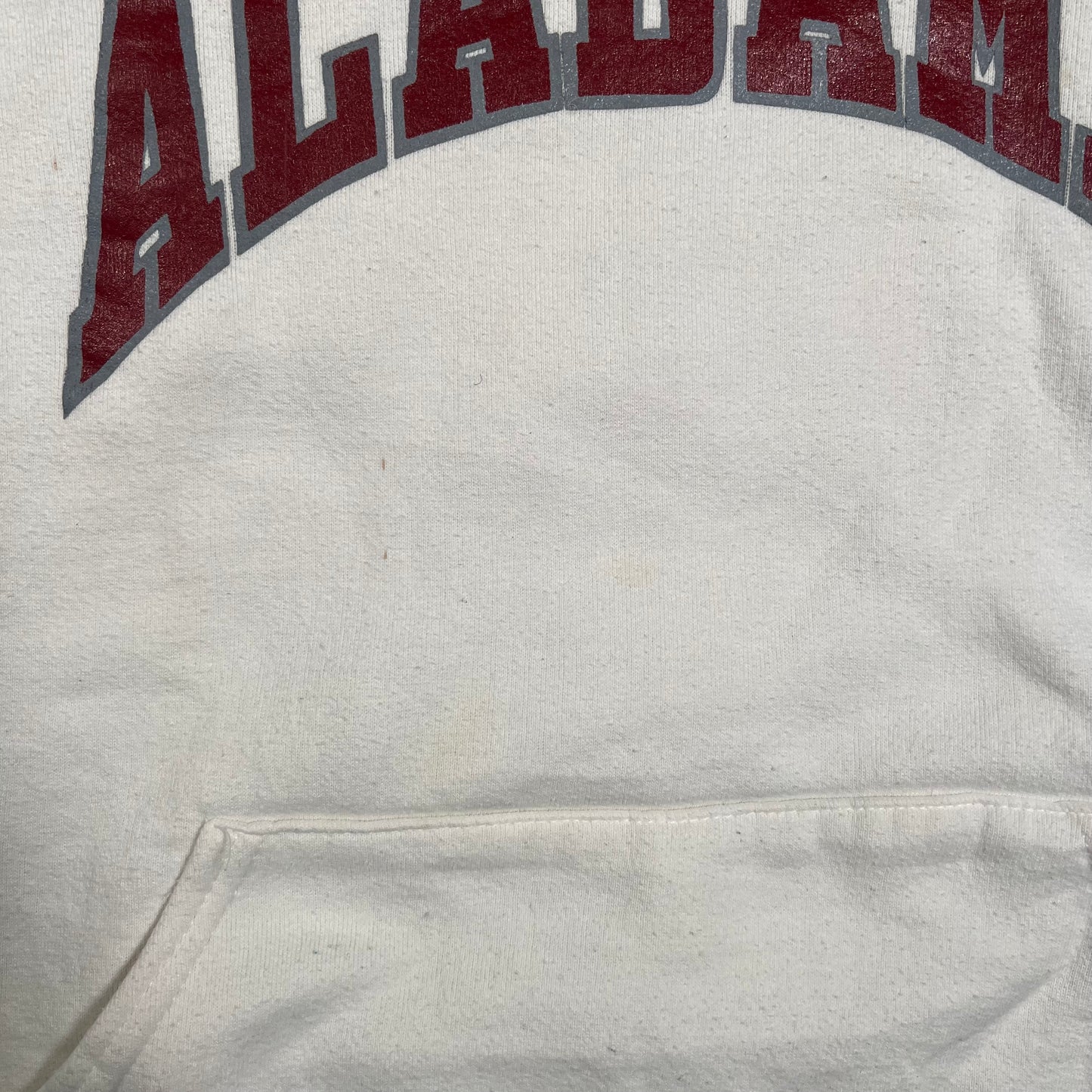 1990s Alabama White Champion Hoodie Size Medium USED v18302