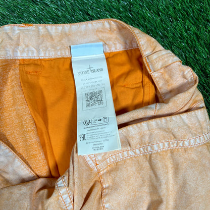 Stone Island Marina Washed Orange Pants Size 34 USED x14003