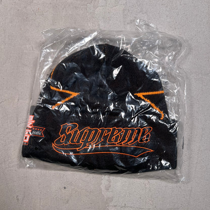 Supreme New Era Stars Black/Orange Beanie NEW x17414