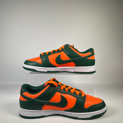 Nike Dunk Low Miami Hurricanes (2022) Size 10 NEW s19591
