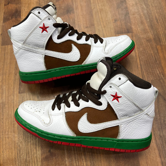 Nike SB Dunk High Cali (2014) Size 9 USED s16724