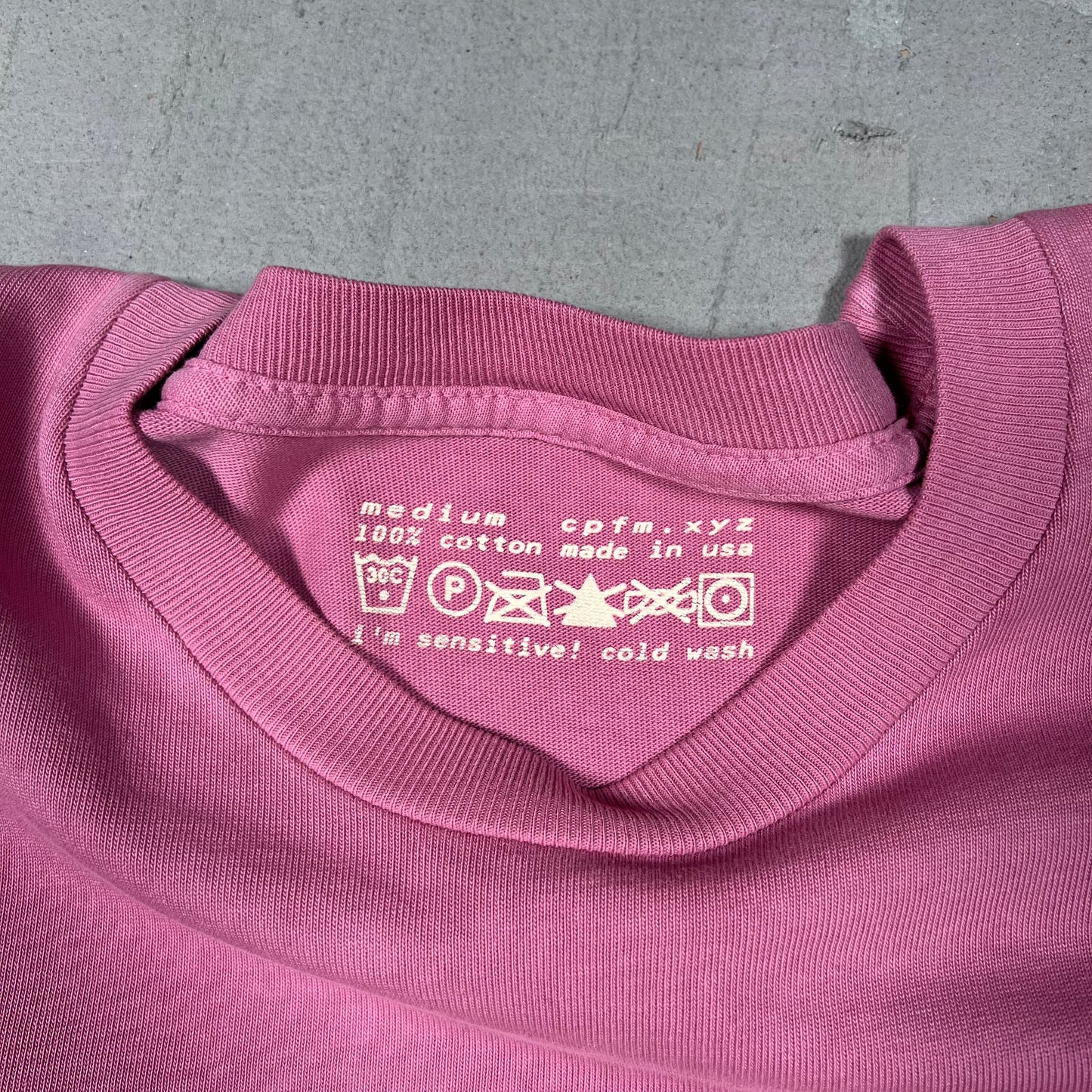 CPFM Let Sunshine Do Pink Longsleeve Size Medium USED x13308