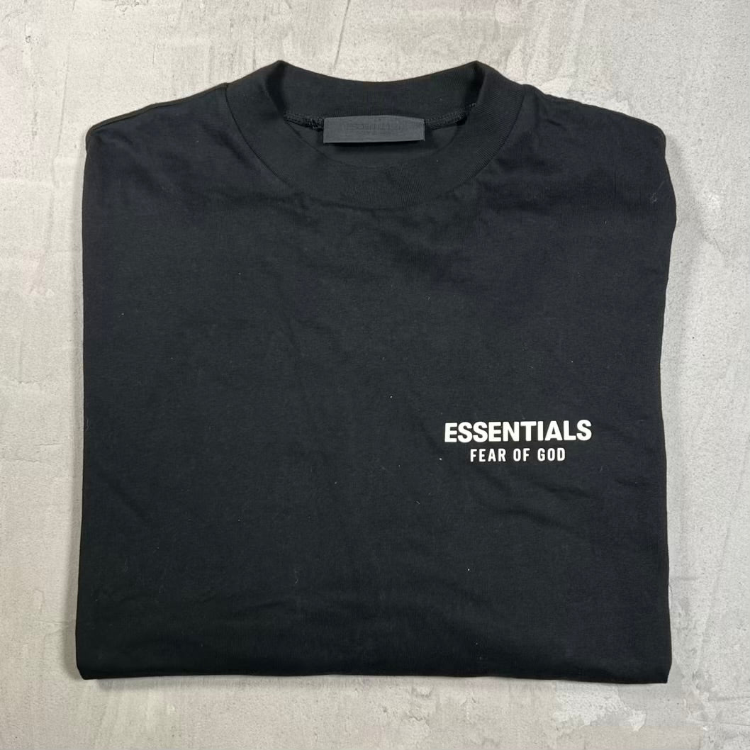 Fear of God FOG Essentials Black Tee Size Small USED x18848