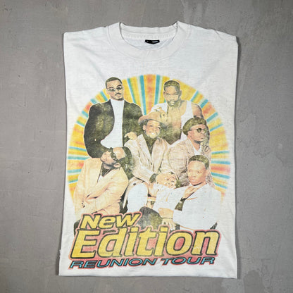 1997 New Edition Reunion Tour White Longsleeve Size Large USED v18105