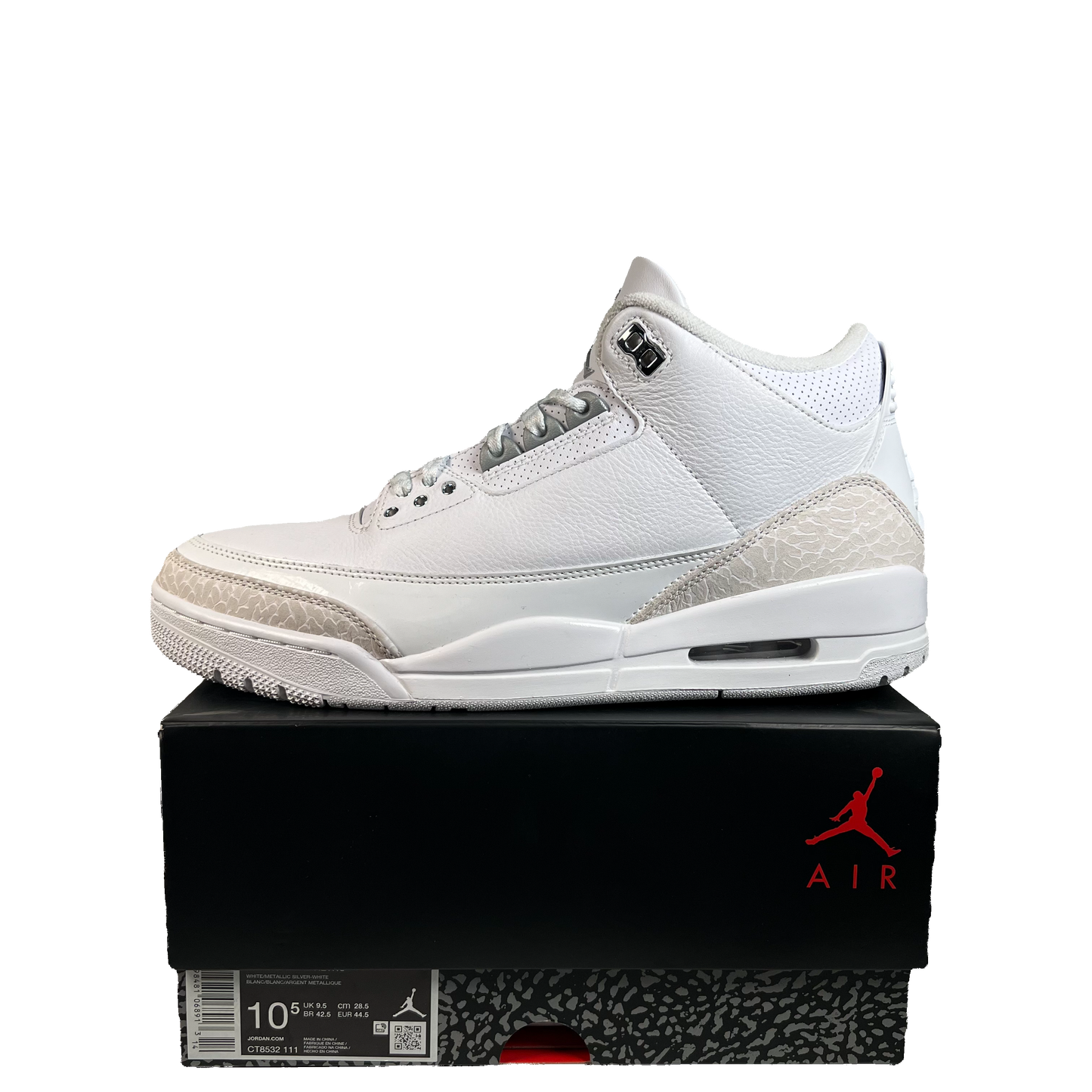 Jordan 3 Pure Money (2025) Size 10.5 USED s22436