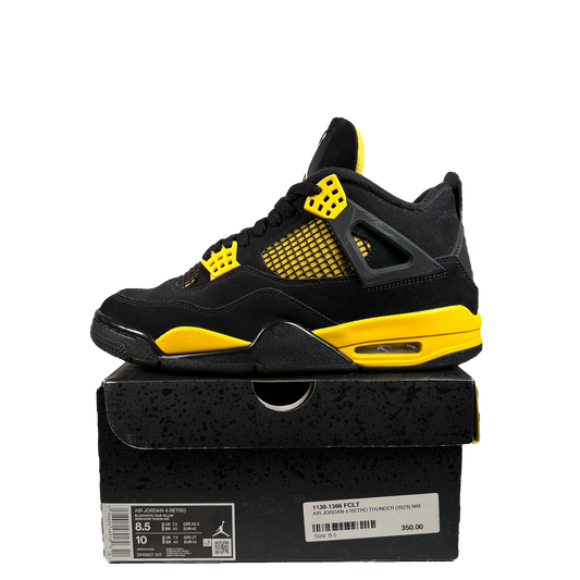 Jordan 4 Thunder (2023) Size 8.5 USED s21834