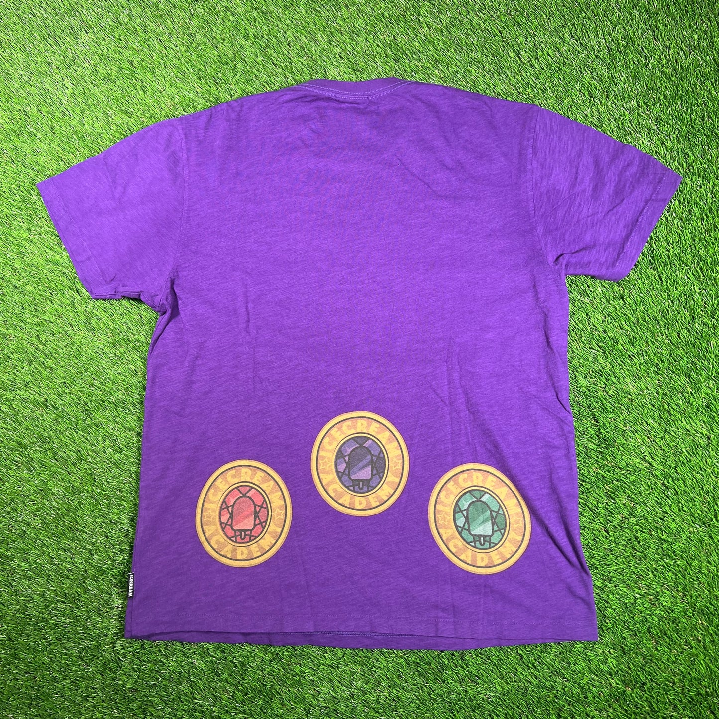 IceCream Purple Champion Ring Tee Size Large USED x16003