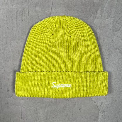 Supreme Loose Gauge Beanie Light Green (2021) USED x18081