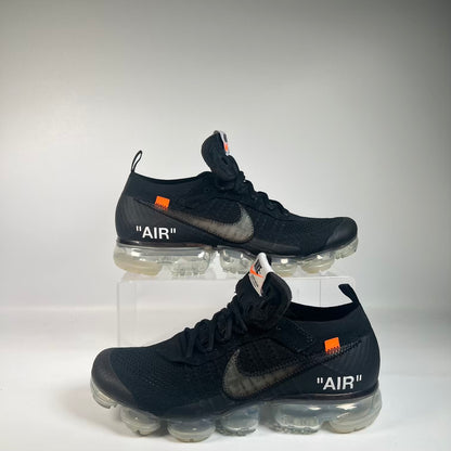 Nike Air VaporMax Off-White Black (2018) Size 9.5 USED s23640