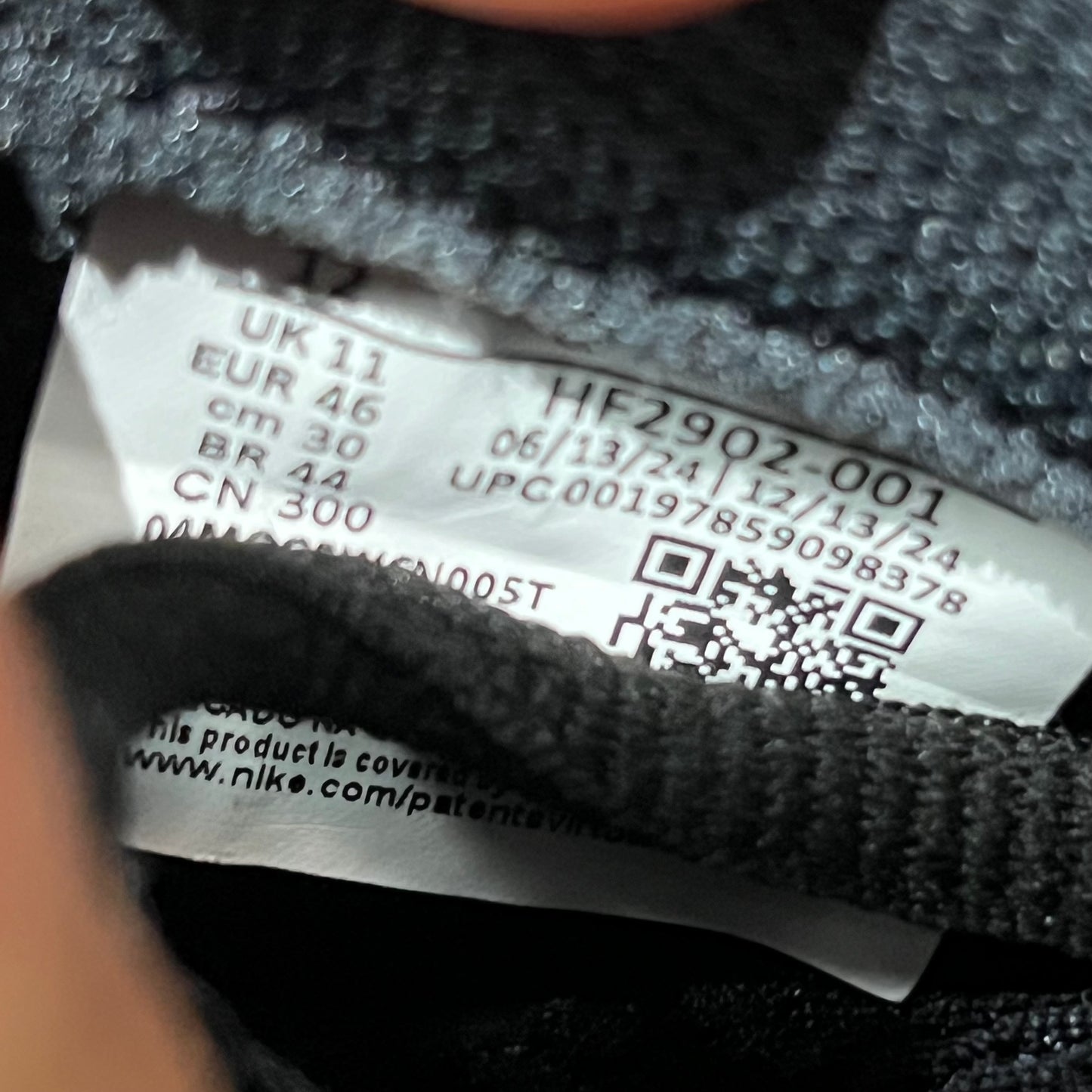 Nike Foamposite One Black Volt (2025) Size 12 USED s22349