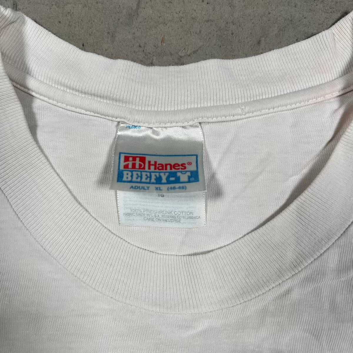 1997 Mind if I Smoke Care If I Die White Tee Size XL USED v20057