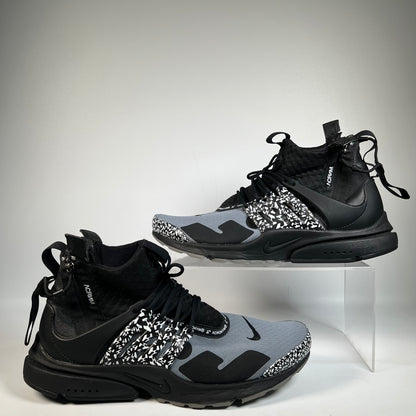 Nike Air Presto Mid Acronym Cool Grey (2018) Size 11 USED s21190