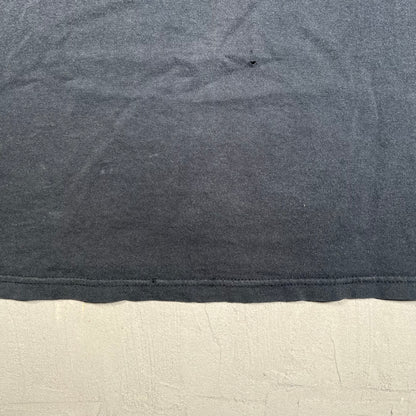 1999 Navy Ssur 'man On Fire Black Tee Size Large USED x17343