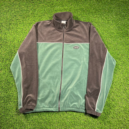 Nike SB Green Velour Skate Jacket Size Medium USED v18478