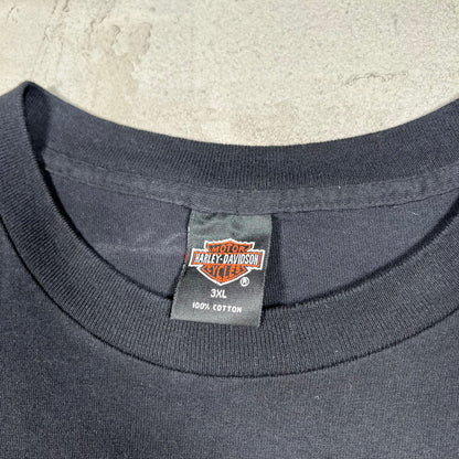 1995 Harley Davidson Monumental 4 Engines Black Tee Size 3XL USED v17168