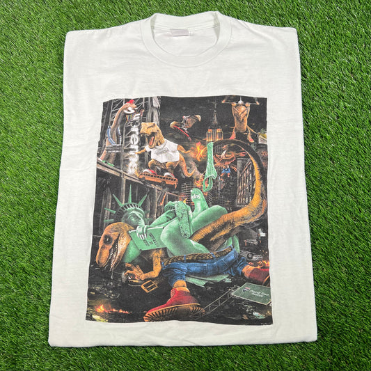 Supreme Pale Green T Rex Tee (2023) Size XL USED x15866