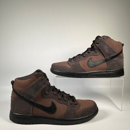 Nike SB Dunk High Dark Oak Black Tar 2011 Size 9.5 USED s16533