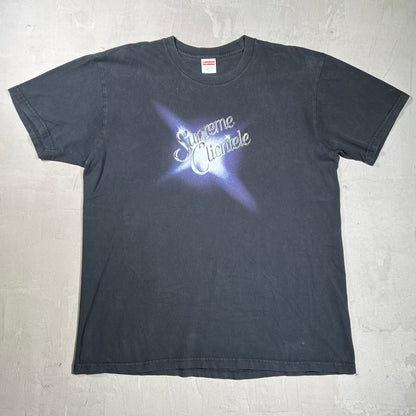 Supreme "Supreme Clientele" Black Tee Size Large USED x18496