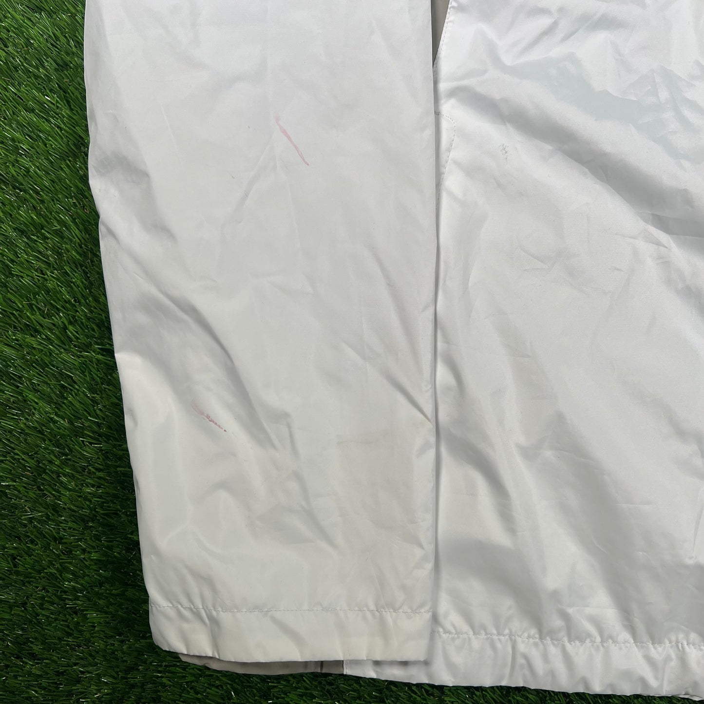 Columbia White Windbreaker Size XXL USED v17838