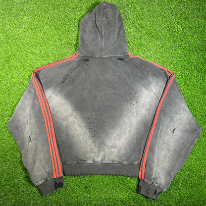 Vale "Valley Dreams" Angry Bee Black Striped Hoodie SIze XXL NEW x15653