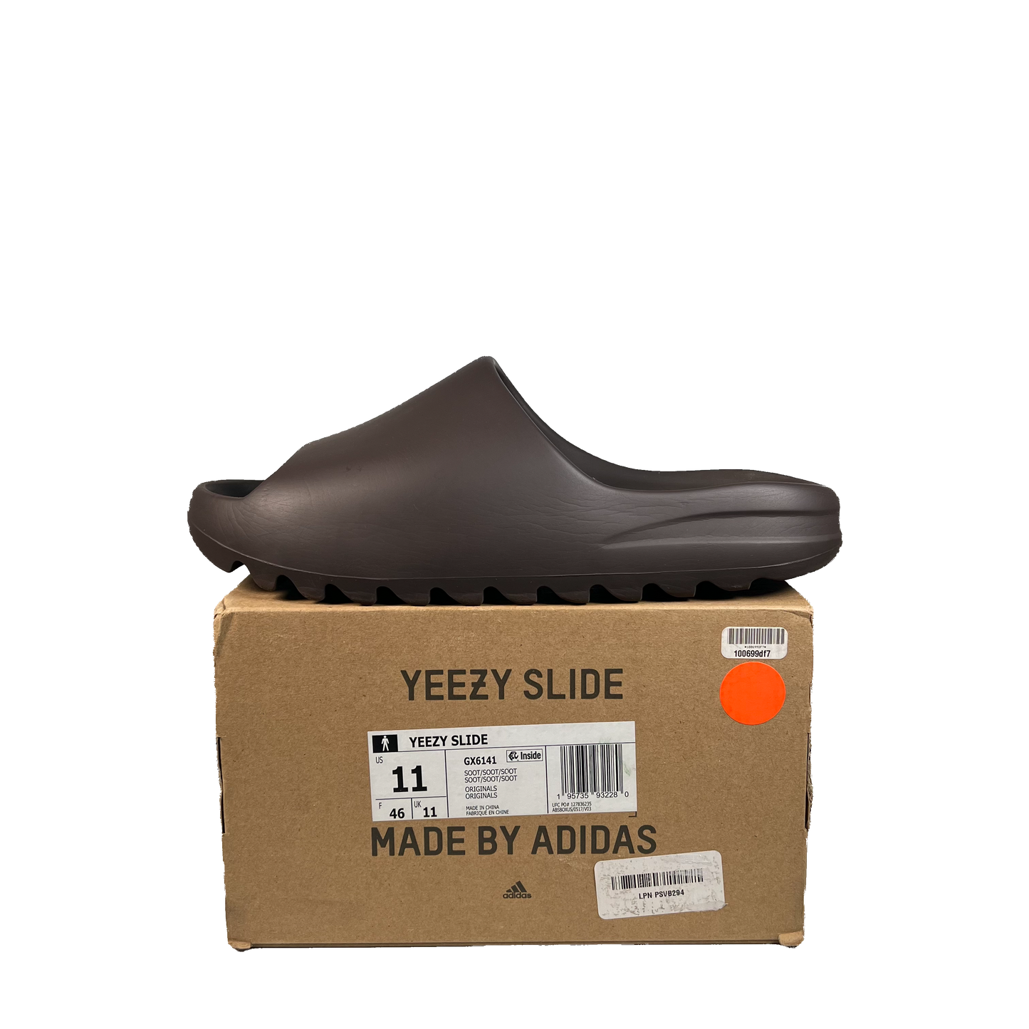 Yeezy Slide Soot (2020) Size 11 USED s22047