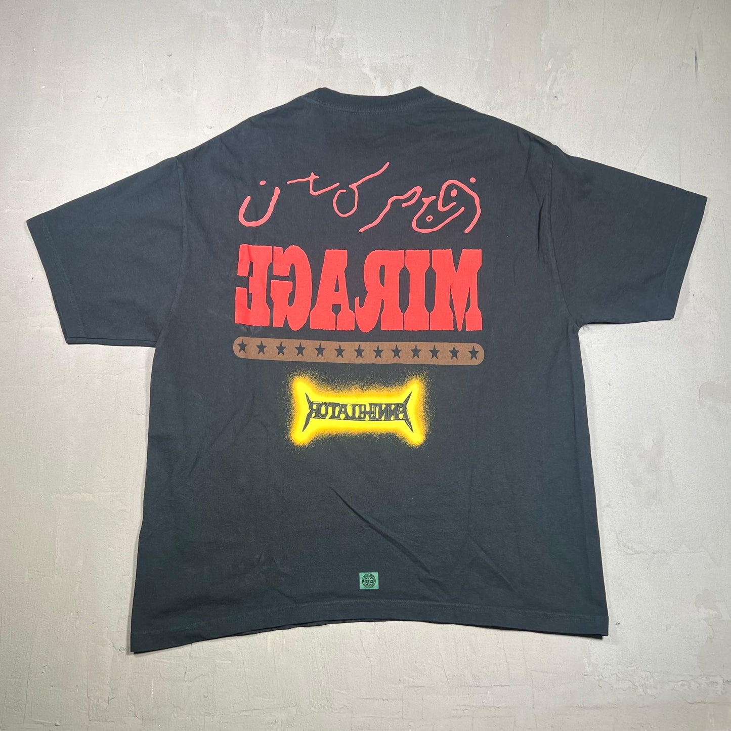 Cactus Jack "Mirage" Black Tee Size XL USED x17349
