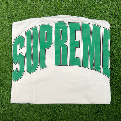Supreme White Cracked Back Arc Tee (2024) Size XL USED x15867