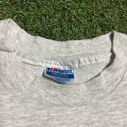 1990s Tuesday Musical Club Grey Tee Size XL USED v16126