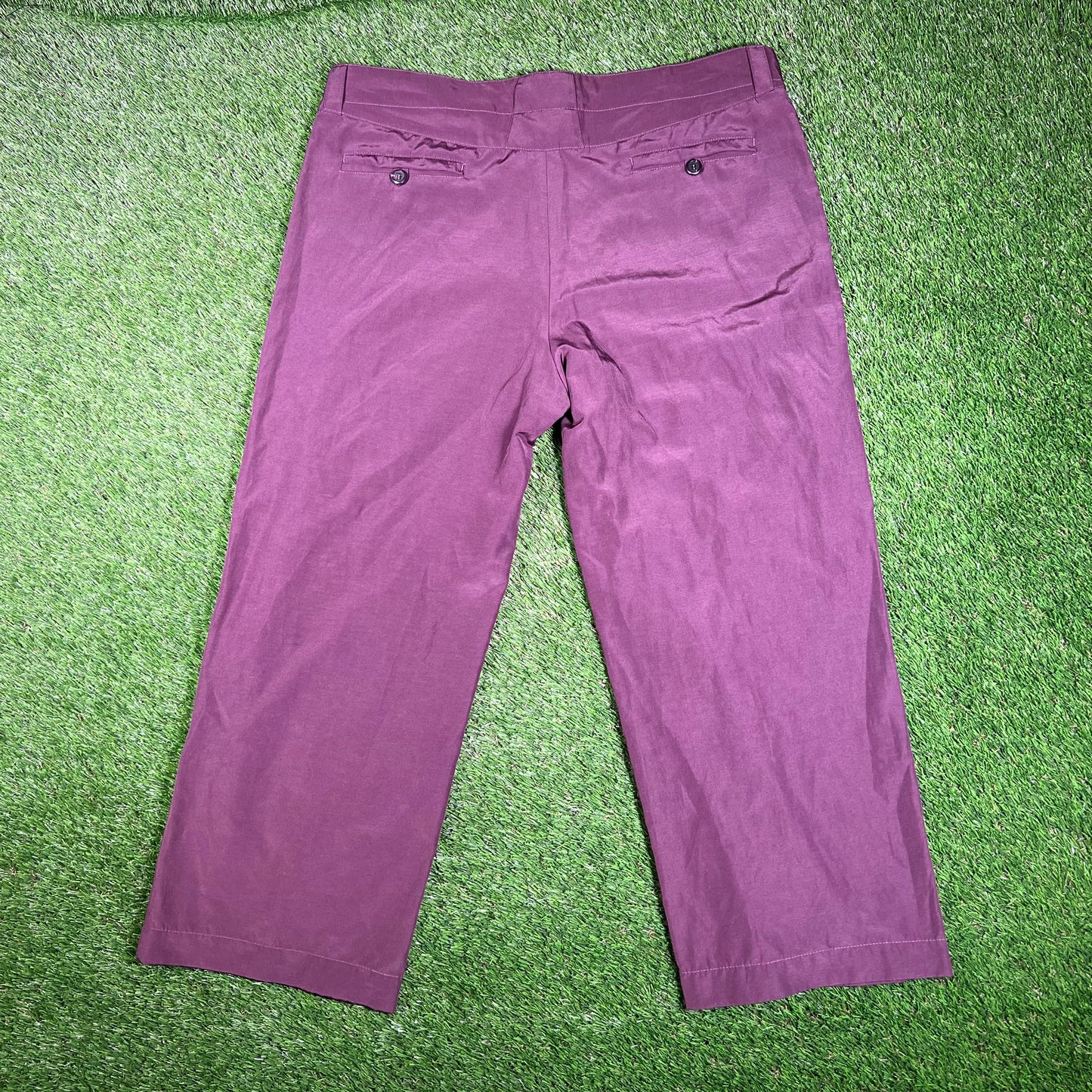Salvatore Ferragamo Purple/Blue Piping Track Pants Size 38 USED v17770