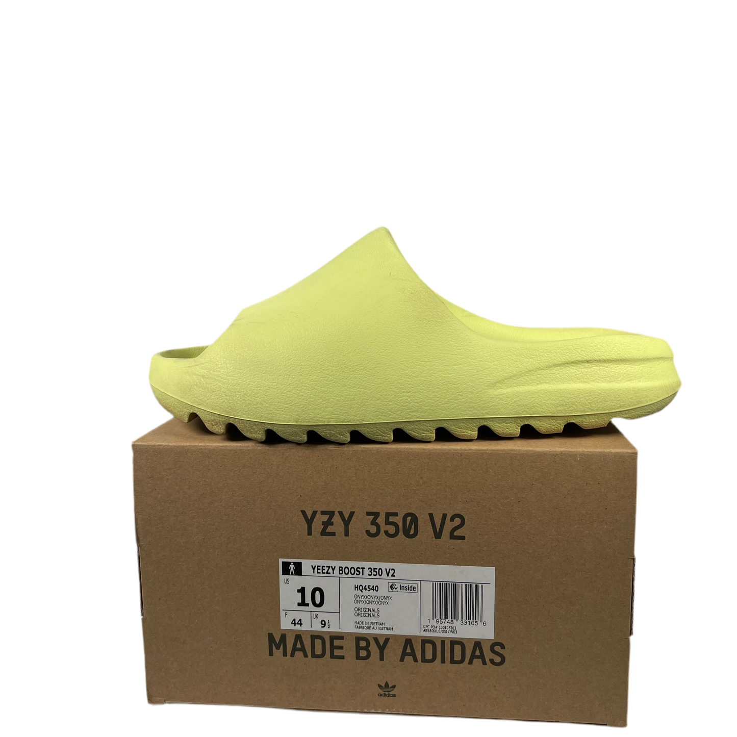 Yeezy Slide Green Glow (2023) Size 9 USED s18665
