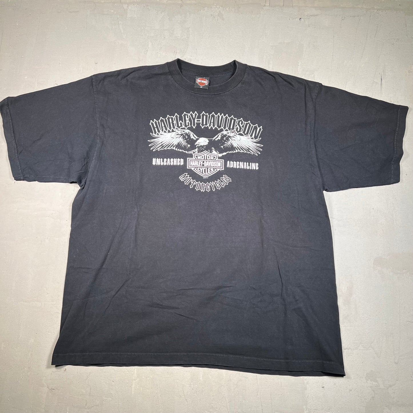 2006 Harley Davidson Black "Adrenaline" Tee SIze 3XL USED v19408