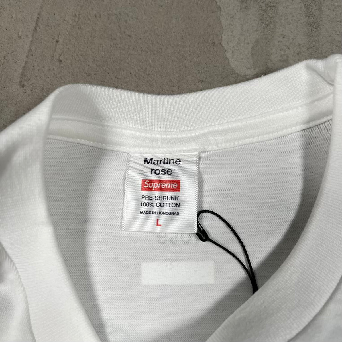 Supreme Martine Rose Champion Mike Tyson White Tee (2026) Size Large NEW x18889