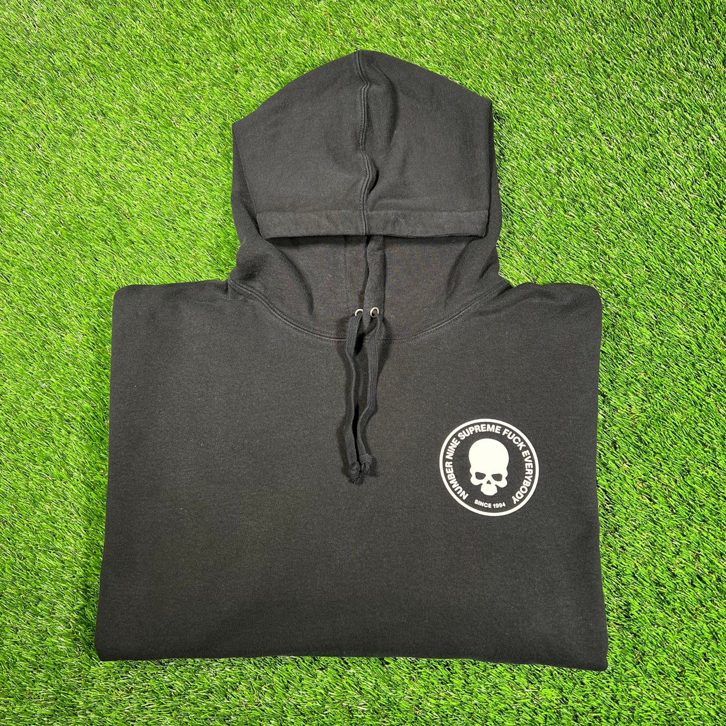 Supreme Number (N)ine Black Hoodie Size XL NEW x15639