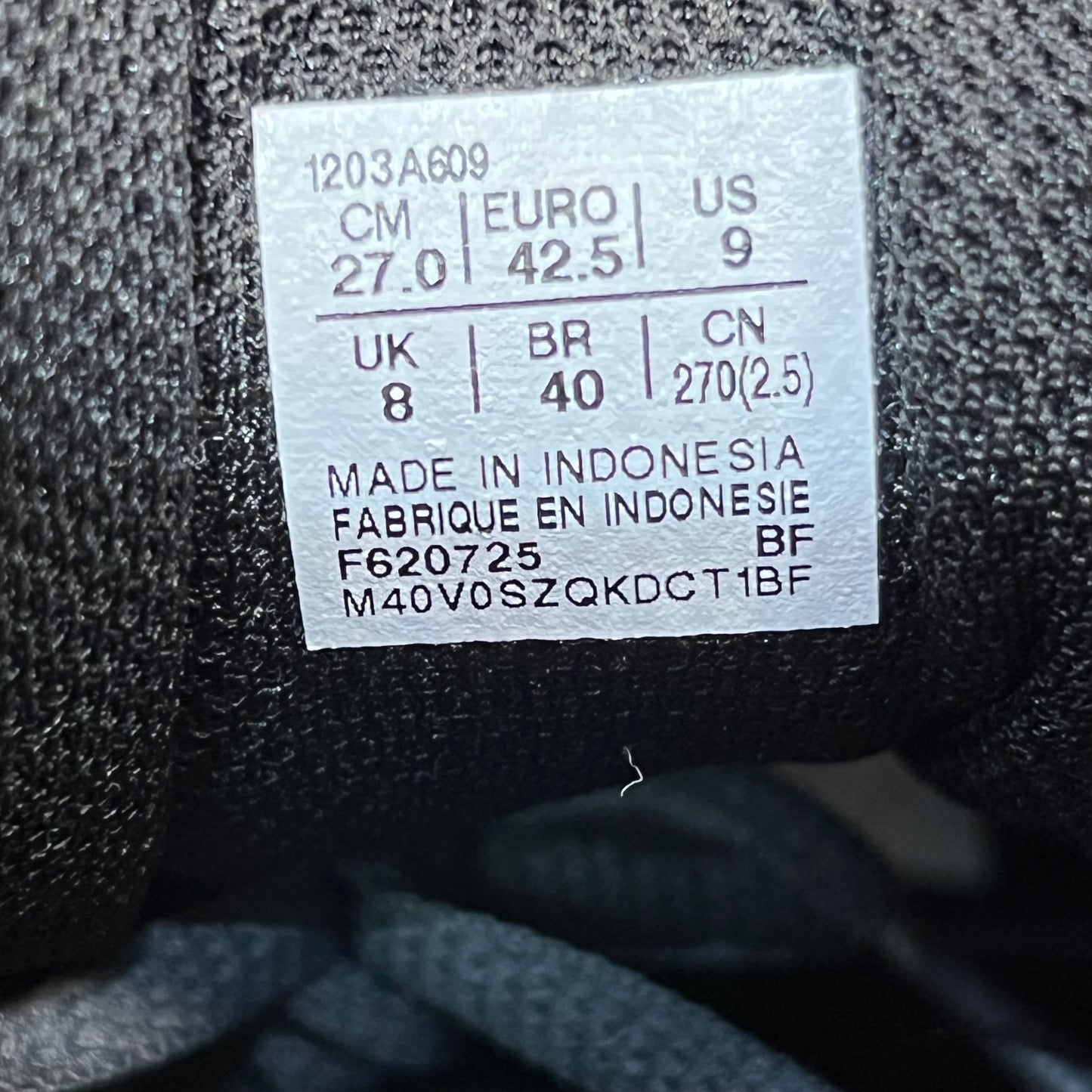 Asics Gel-1130 Steel Grey Black (2025) Size 9 USED s19872