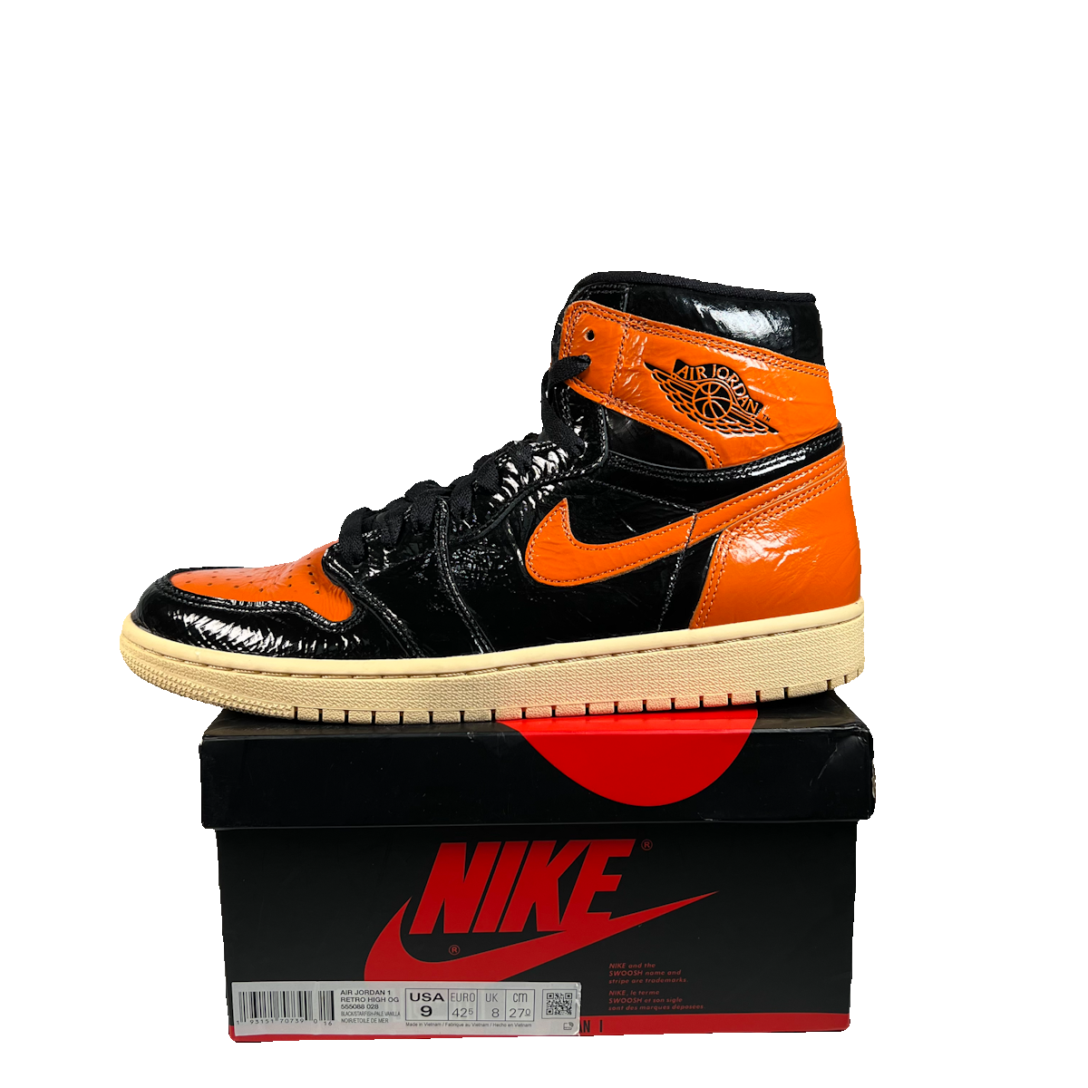 Jordan 1 Shattered Backboard 3.0 (2019) Size 9 USED s22779