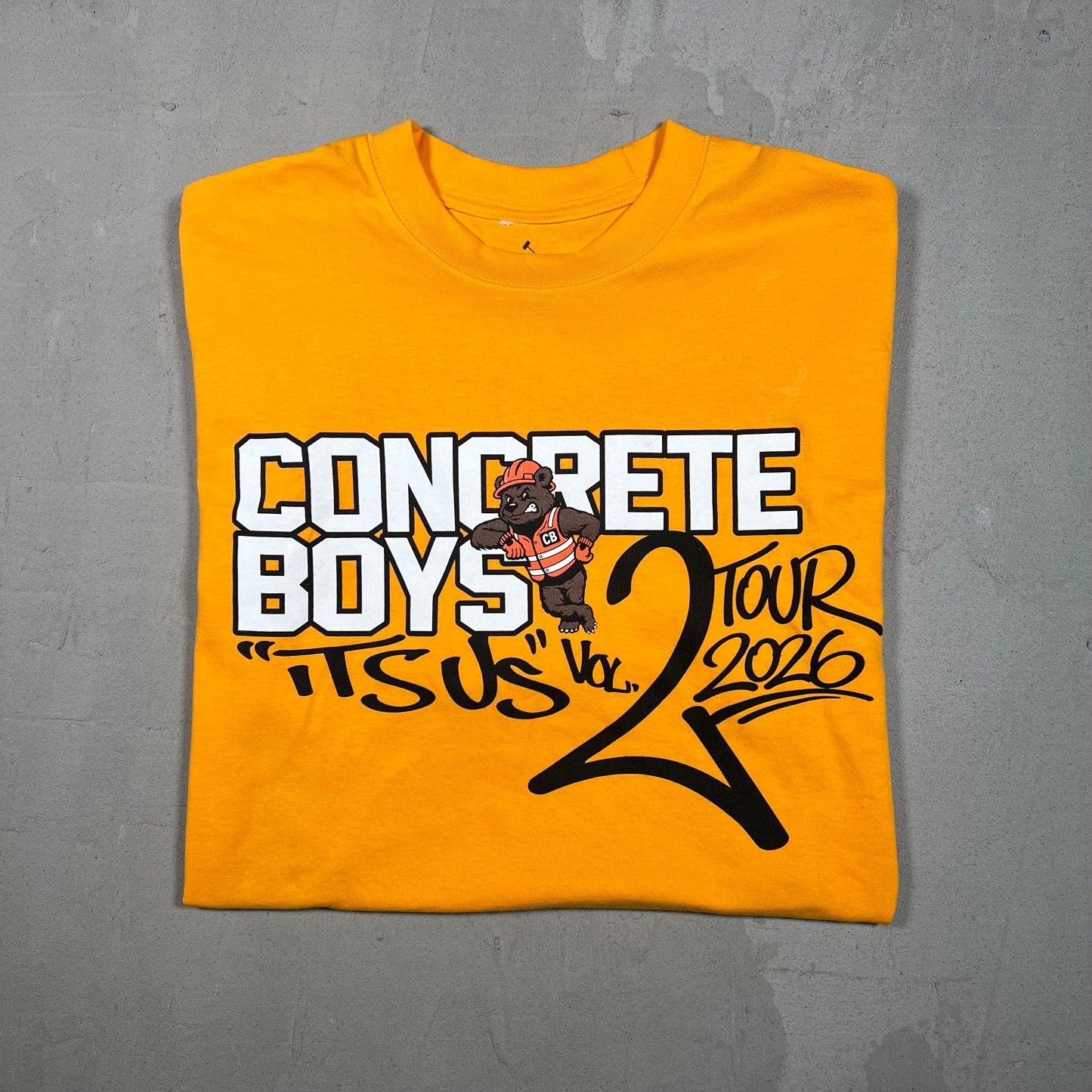 Congrete Boys Lil Yatchy Yellow Concert Tee Size XL USED x17369