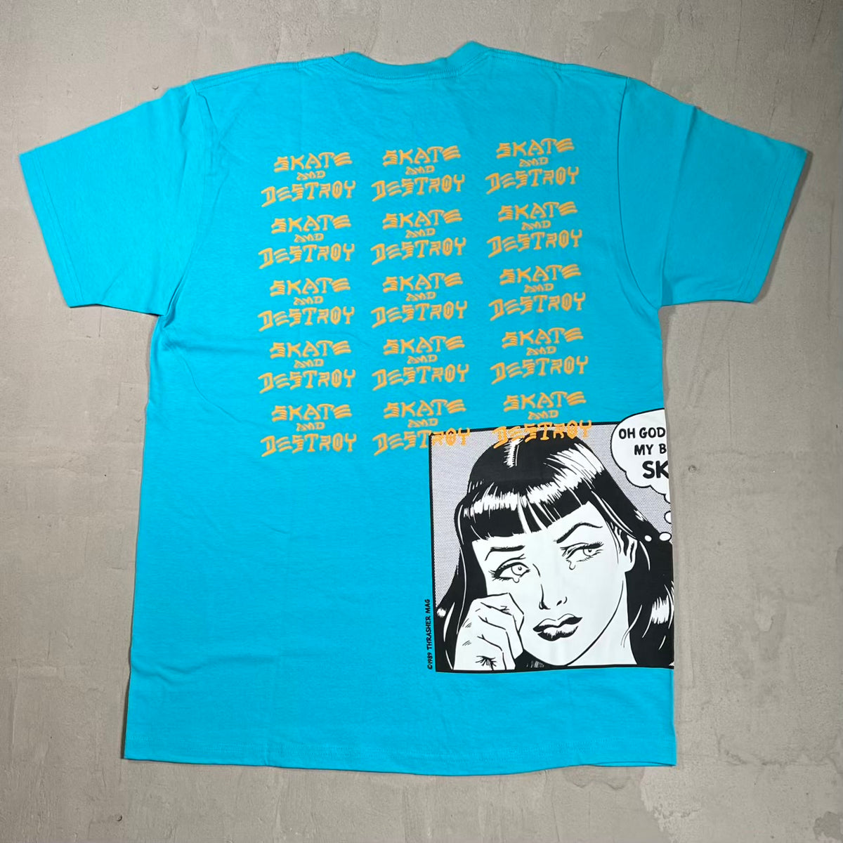 Supreme Thrasher Boyfriend Teal Tee (2017) Size XL NEW x18540