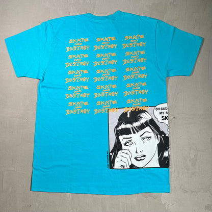 Supreme Thrasher Boyfriend Teal Tee (2017) Size XL NEW x18540
