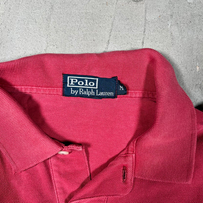 Y2K Polo Ralph Lauren Red Polo Size Medium USED v19419