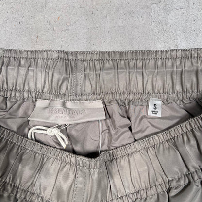 Essentials Fear Of God Nylon Tan Running Shorts Size Small NEW x17446