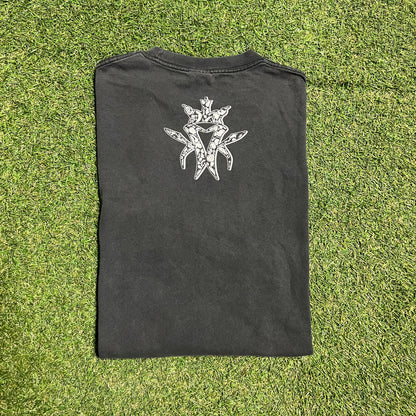 Y2K Kottonmouth Kings Black/White Logo Tee Size XL USED v15990