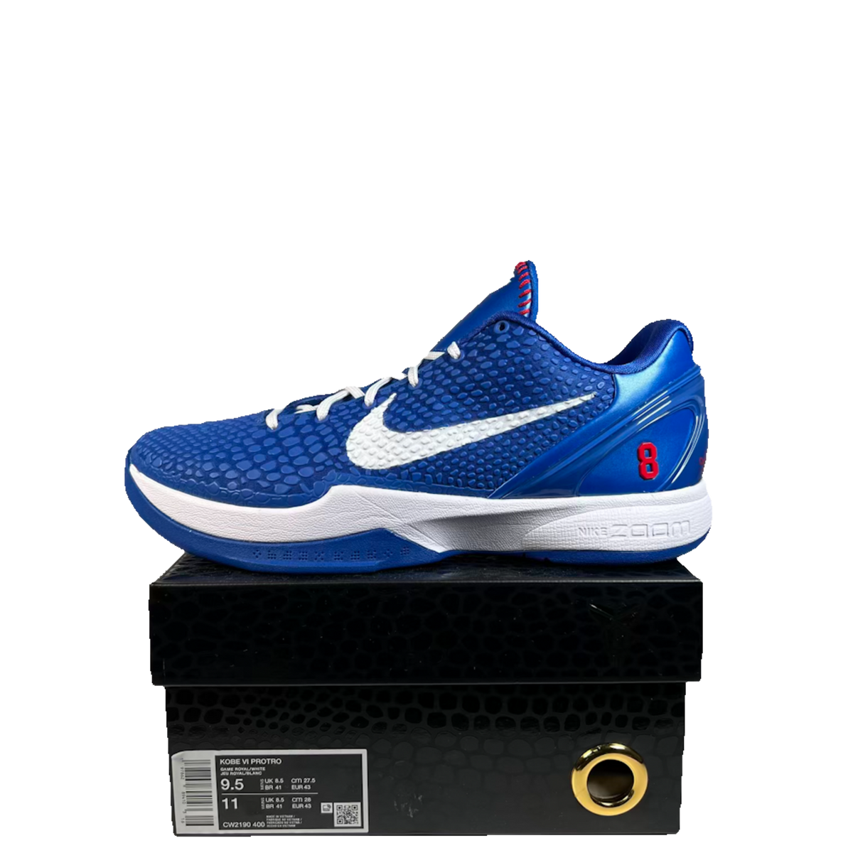 Nike Kobe 6 Dodgers (2025) Size 9.5 USED s23477