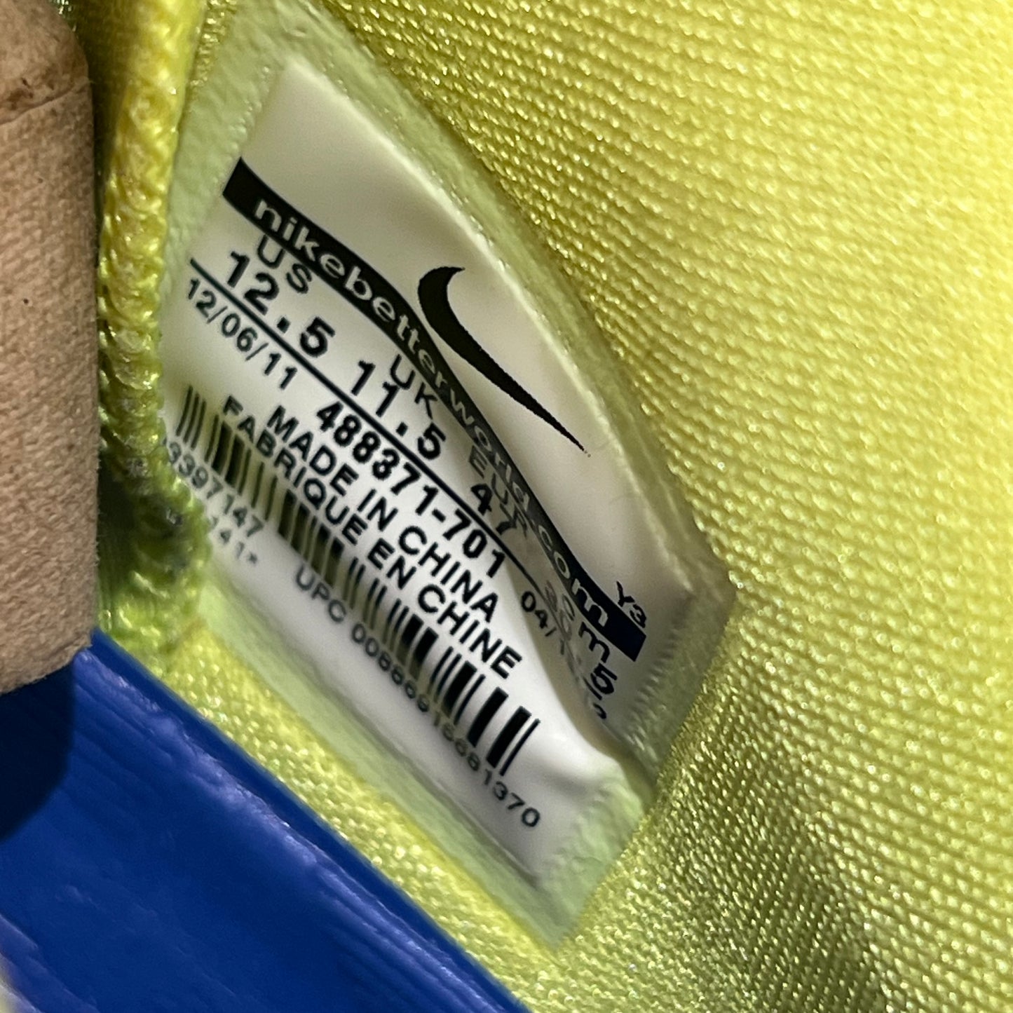 Nike Kobe 7 Barcelona (Away) 2012 Size 12.5 Used s13088