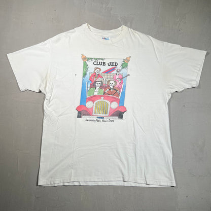 1987 Grateful dead club jed tee white Size XL hanes tag USED v12448