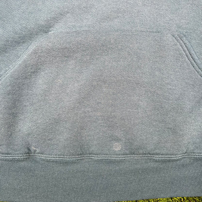 1990s Russell Atheltic Teal Blue Hoodie Size Medium USED v17877