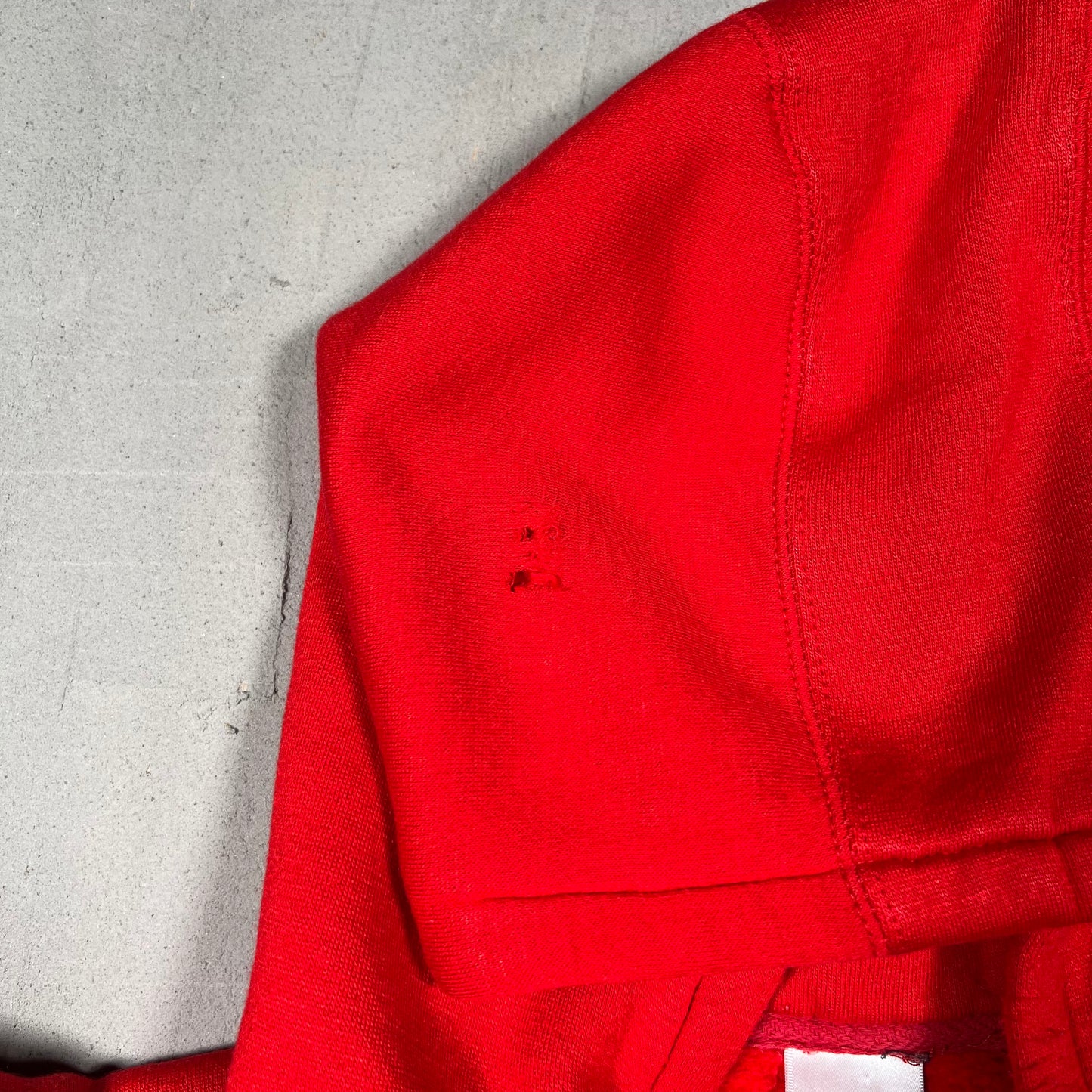 1990s Nike Center Swoosh Red Hoodie Size XL USED v18294