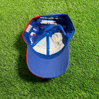 1990s Pillsbury Racing Blue AOP Hat USED v18020