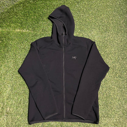 Arc'teryx Black Full Zip Hoodie Size Small USED x14190