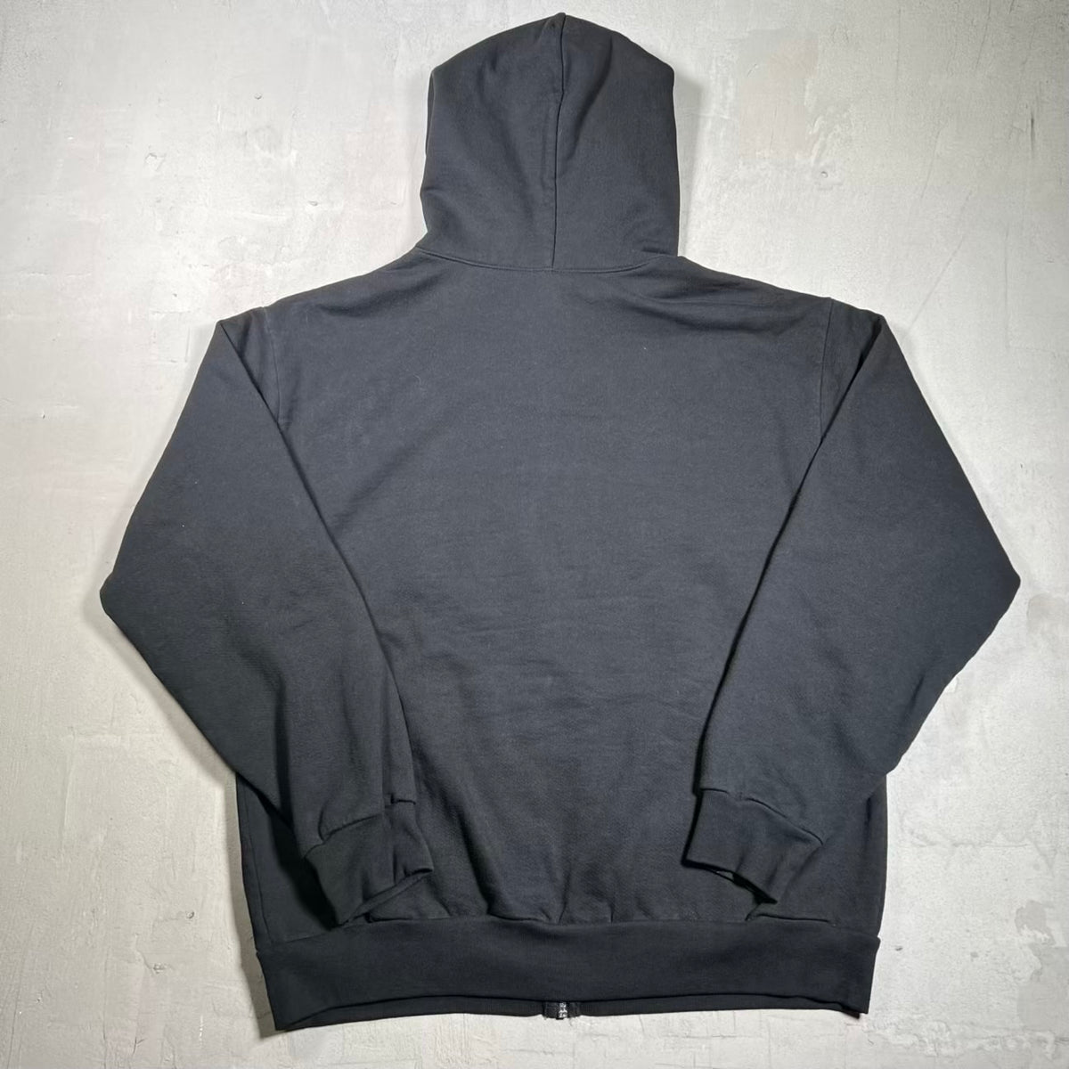 LA Aparel Black Blank Hoodie Size Large USED x18393