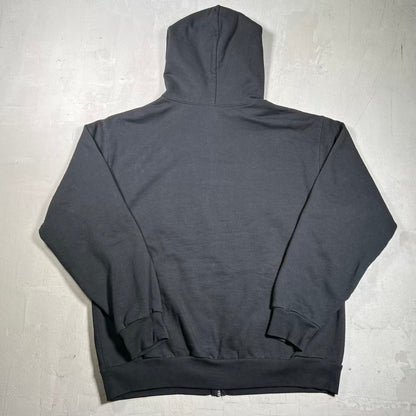 LA Aparel Black Blank Hoodie Size Large USED x18393